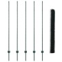 Postes de Cerca 5 pcs U-Channel Verde 160 cm Acero, Cerca Hexagonal Verde 1,6x10 m Acero de , Postes de cerca - Ref: Foro24-3...
