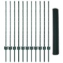 Set de Valla de Jardín Set de 2 Verde Metal, Plástico von , Zaunpfosten - Ref: Foro24-3336716, Preis: 86,60 €, Rabatt: %