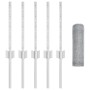 Publicaciones de Cerca 5 pcs U-Channel 40 cm Acero Galvanizado, Cerca Hexagonal 0,4x10 m Acero Galvanizado de , Postes de cer...