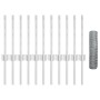 Postes de Cerca 11 pcs U-Channel 40 cm Acero Galvanizado, Cerca Hexagonal 0,4x25 m Acero Galvanizado de , Postes de cerca - R...