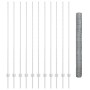 Poste de Cerca 22 pcs U-Channel 160 cm Acero Galvanizado, Cerca Hexagonal 1.6x25 m Acero Galvanizado by , fence posts - Ref: ...