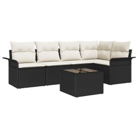 Juego de Sofás de Jardín de 5 Piezas con Cojines Marrón de Poliratán by , Outdoor sofas - Ref: Foro24-3345367, Price: 384,27 ...