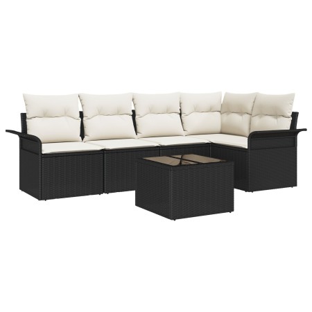 Juego de Sofás de Jardín de 5 Piezas con Cojines Marrón de Poliratán von , Outdoor-Sofas - Ref: Foro24-3345367, Preis: 384,27...