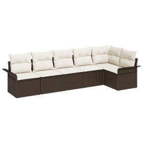 Comprar Juego de Sofá de 6 Piezas de Jardín con