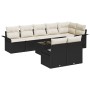 Juego de Sofá de Jardín de 8 Piezas con Cojines en Ratán Sintético Marrón by , Outdoor sofas - Ref: Foro24-3345417, Price: 58...