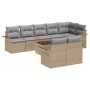 Juego de Sofá de Jardín de 9 Piezas con Cojines de Ratán Negro von , Outdoor-Sofas - Ref: Foro24-3345420, Preis: 644,22 €, Ra...