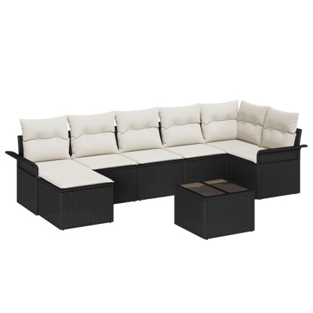 Conjunto de sofá de jardín de 7 piezas con cojines marrón poliratán by , Outdoor sofas - Ref: Foro24-3345457, Price: 451,67 €...