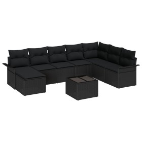 Comprar Juego de sofá de jardín de 9 piezas con