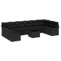 Juego de Sofá de Jardín de 11 Piezas con Cojines Beige de Poliratán by , Outdoor sofas - Ref: Foro24-3345553, Price: 708,70 €...