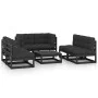 7-piece garden furniture set with solid pine wood cushions by vidaXL, Garden sets - Ref: Foro24-3076468, Price: 713,65 €, Dis...