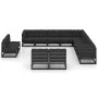 13-piece garden furniture set with black pine wood cushions by vidaXL, Garden sets - Ref: Foro24-3076958, Price: 1,00 €, Disc...
