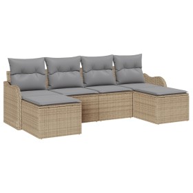 Comprar Juego de Sofá de Jardín de 6 Piezas con