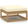 Garden furniture set 9 pcs honey brown pine wood cushions by vidaXL, Garden sets - Ref: Foro24-3076807, Price: 893,42 €, Disc...