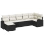 Juego de Sofá de Jardín de 7 Piezas con Cojines en Poliratán Negro von , Outdoor-Sofas - Ref: Foro24-3346127, Preis: 404,93 €...