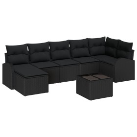 Set de Sofás de Jardín de 8 Piezas con Cojines Beige de Ratán von , Outdoor-Sofas - Ref: Foro24-3346143, Preis: 497,83 €, Rab...