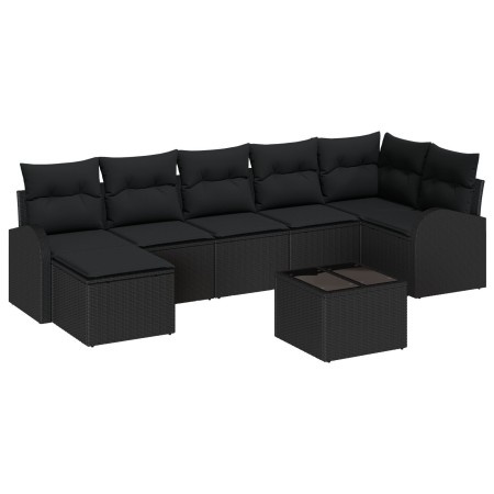 Set de Sofás de Jardín de 8 Piezas con Cojines Beige de Ratán von , Outdoor-Sofas - Ref: Foro24-3346143, Preis: 497,83 €, Rab...
