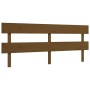 Honey brown solid wood bed frame and headboard 200x200 cm by vidaXL, Beds and slatted bases - Ref: Foro24-3195114, Price: 170...