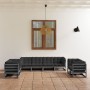 8-piece garden furniture set with solid pine wood cushions by vidaXL, Garden sets - Ref: Foro24-3076511, Price: 749,14 €, Dis...