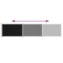 Toldo lateral retráctil para patio negro 140x600 cm