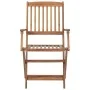 Klappbare Gartenstühle 8 Stück und Kissen aus massivem Akazienholz von vidaXL, Gartenstühle - Ref: Foro24-3075100, Preis: 403...