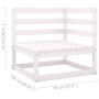 5-teiliges Gartenmöbel-Set mit Kissen aus massivem Kiefernholz von vidaXL, Gartensets - Ref: Foro24-3076580, Preis: 434,68 €,...