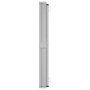 Toldo lateral retráctil para patio rojo 140x600 cm