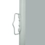 Toldo lateral retráctil para patio gris 140x600 cm