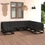Garden furniture set 7 pieces and cushions solid pine wood by vidaXL, Garden sets - Ref: Foro24-3076758, Price: 761,88 €, Dis...