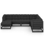 Gartenmöbel-Set 7-teilig und Kissen aus massivem Kiefernholz von vidaXL, Gartensets - Ref: Foro24-3076758, Preis: 771,73 €, R...