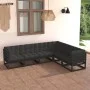 Gartenmöbel-Set 6-teilig und Kissen aus massivem Kiefernholz von vidaXL, Gartensets - Ref: Foro24-3076788, Preis: 681,19 €, R...