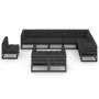 10-piece garden furniture set with black pine wood cushions by vidaXL, Garden sets - Ref: Foro24-3076868, Price: 1,00 €, Disc...