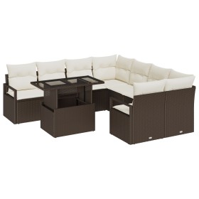 Comprar Juego de Sofás de Jardín de 9 Piezas con