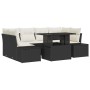 Conjunto de Sofá de 7 Piezas con Cojines Ratán Negro von , Outdoor-Sofas - Ref: Foro24-3349113, Preis: 503,61 €, Rabatt: %