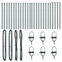 Postes de cerca 26 pcs Verde Ø32 mm 100 cm Acero galvanizado von , Zaunpfosten - Ref: Foro24-3350113, Preis: 130,14 €, Rabatt...