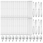 Postes de cercado con placas base 52 pcs Ø32mm 90cm de acero galvanizado by , fence posts - Ref: Foro24-3350260, Price: 335,4...