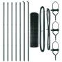 Cerca Euro de  con 7 Postes 1.4x10 m de Acero Galvanizado Verde | Foro24.es | Tu tienda online para hogar, jardín y más Foro24.es