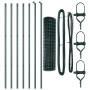 Cerca Euro con 7 postes 1.2x10 m de Acero Galvanizado Verde by , fence panels - Ref: Foro24-3350299, Price: 95,61 €, Discount: %