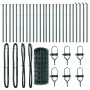 Cerca Euro con 13 postes 0.6x50 m Acero Galvanizado Verde de , Paneles de vallas - Ref: Foro24-3350343, Precio: 172,17 €, Des...