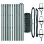 Cerca Euro con 13 Postes 0.4x25 m Acero Galvanizado Verde von , Zaunpaneele - Ref: Foro24-3350354, Preis: 102,00 €, Rabatt: -5%%