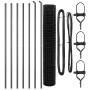 Cerca Euro de con 7 Postes 1.6x10 m de Acero Galvanizado Gris de , Paneles de vallas - Ref: Foro24-3350400, Precio: 98,69 €, ...