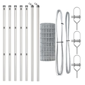 Cerca Euro de con 7 Postes 0.6x10 m Acero Galvanizado by , fence panels - Ref: Foro24-3350460, Price: 73,33 €, Discount: %