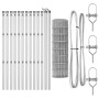 Cerca Euro  con 13 postes 0.6x25 m de acero galvanizado | Foro24.es | Tu tienda online para hogar, jardín y más Foro24.es