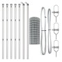 Cerca Euro con 13 postes 0.4x50 m de Acero Galvanizado von , Zaunpaneele - Ref: Foro24-3350513, Preis: 209,33 €, Rabatt: %