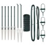 Euro Fence con 7 Poste con Picos 0.8x10 m Acero Galvanizado Verde de , Paneles de vallas - Ref: Foro24-3350562, Precio: 103,0...