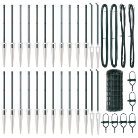 Euro Fence con 13 Poste Spike 0.4x50 m Acero Galvanizado Verde von , Zaunpaneele - Ref: Foro24-3350605, Preis: 298,20 €, Raba...