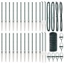 Euro Fence con 13 Poste Spike 0.4x50 m Acero Galvanizado Verde de , Paneles de vallas - Ref: Foro24-3350605, Precio: 282,31 €...