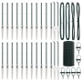 Cerca Euro con 13 Postes de Piquete 0.4x50 m de Acero Galvanizado Verde by , fence panels - Ref: Foro24-3350609, Price: 274,9...