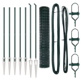 Valla Euro de Set de 2 Verde Acero Galvanizado Grande Duradera von , Zaunpaneele - Ref: Foro24-3350617, Preis: 152,38 €, Raba...