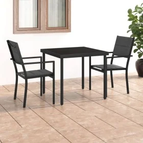 3-piece steel garden dining set by vidaXL, Garden sets - Ref: Foro24-3073531, Price: 173,11 €, Discount: %