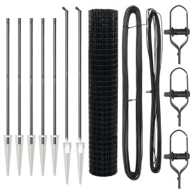 Cerca Euro con 7 Púas 1.5x10 m de Acero Galvanizado Gris by , fence panels - Ref: Foro24-3350664, Price: 151,31 €, Discount: %